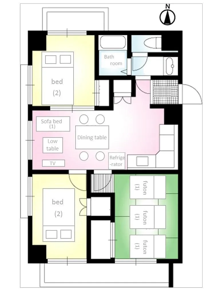 Apartmán Prism Court 綾瀬 Prefektura Tokio 0*,